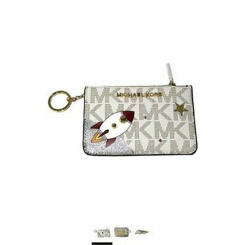 Michael Kors Women`s Jet Set Item Small Top Zip ID Case Wallet