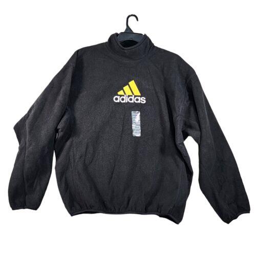 Adidas Ground Zero PF Mock Neck Sweatshirt Embroidered Pullover XL 90s