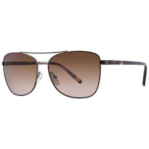 Michael Kors Stratton MK1096 160013 Sunglasses Women`s Olive/brown Gradient 59mm