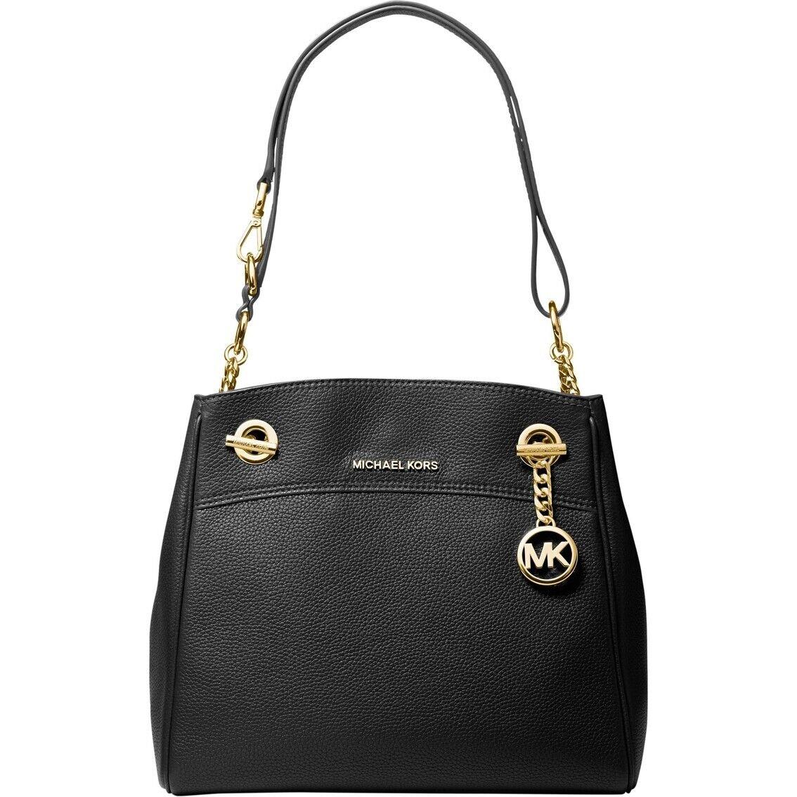 Michael Kors Black Jetset Chain Legacy Medium Convertible Shoulder Bag