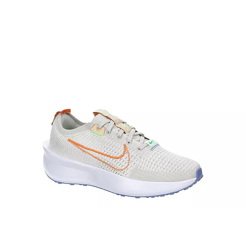 Nike Womens Flyknit Interact Run Running and Trainning Sneaker Shoes Off White