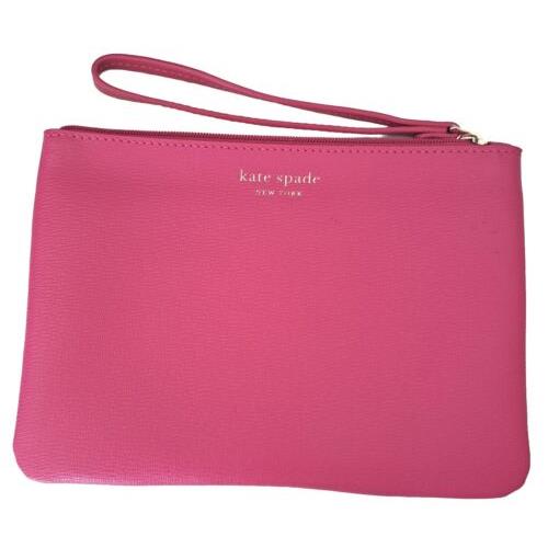 Kate Spade Keaton Medium L Zip Wristlet Dark Magenta 7 W x 5 H