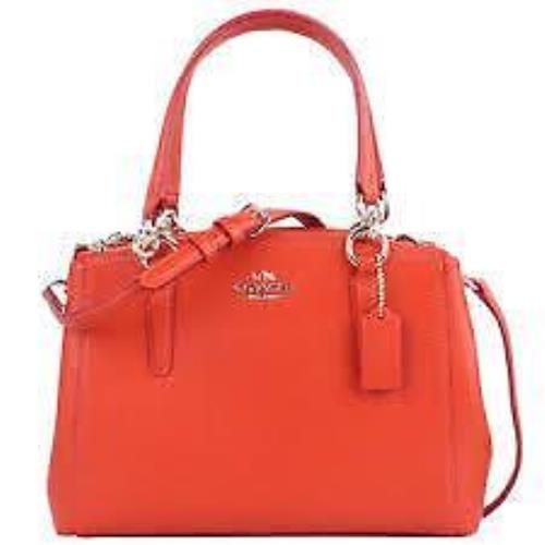 Coach Christie Carryall Crossgrain Leather Mini Satchel Bag..36704..trendy