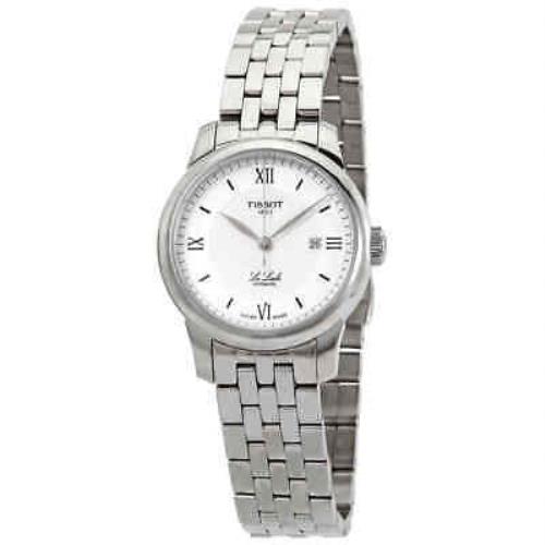 Tissot Le Locle Automatic Silver Dial Ladies Watch T006.207.11.038.00 - Dial: Silver, Band: Gray, Bezel: Silver