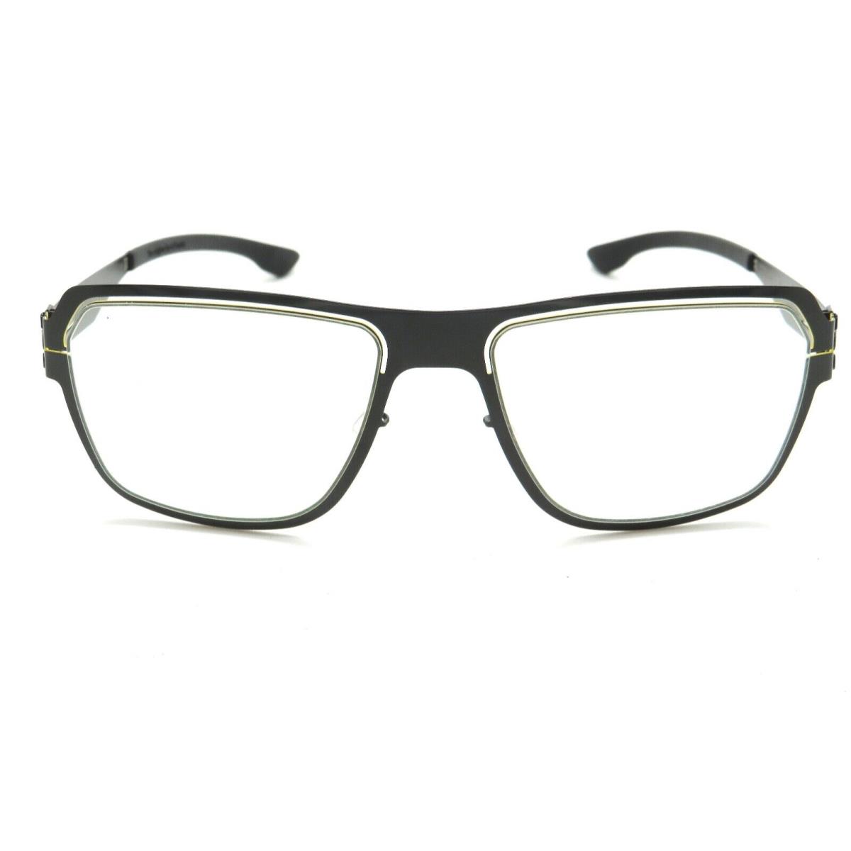 IC Berlin x Amg 04 Shiny Gunmetal/yellow 55mm Eyeglasses