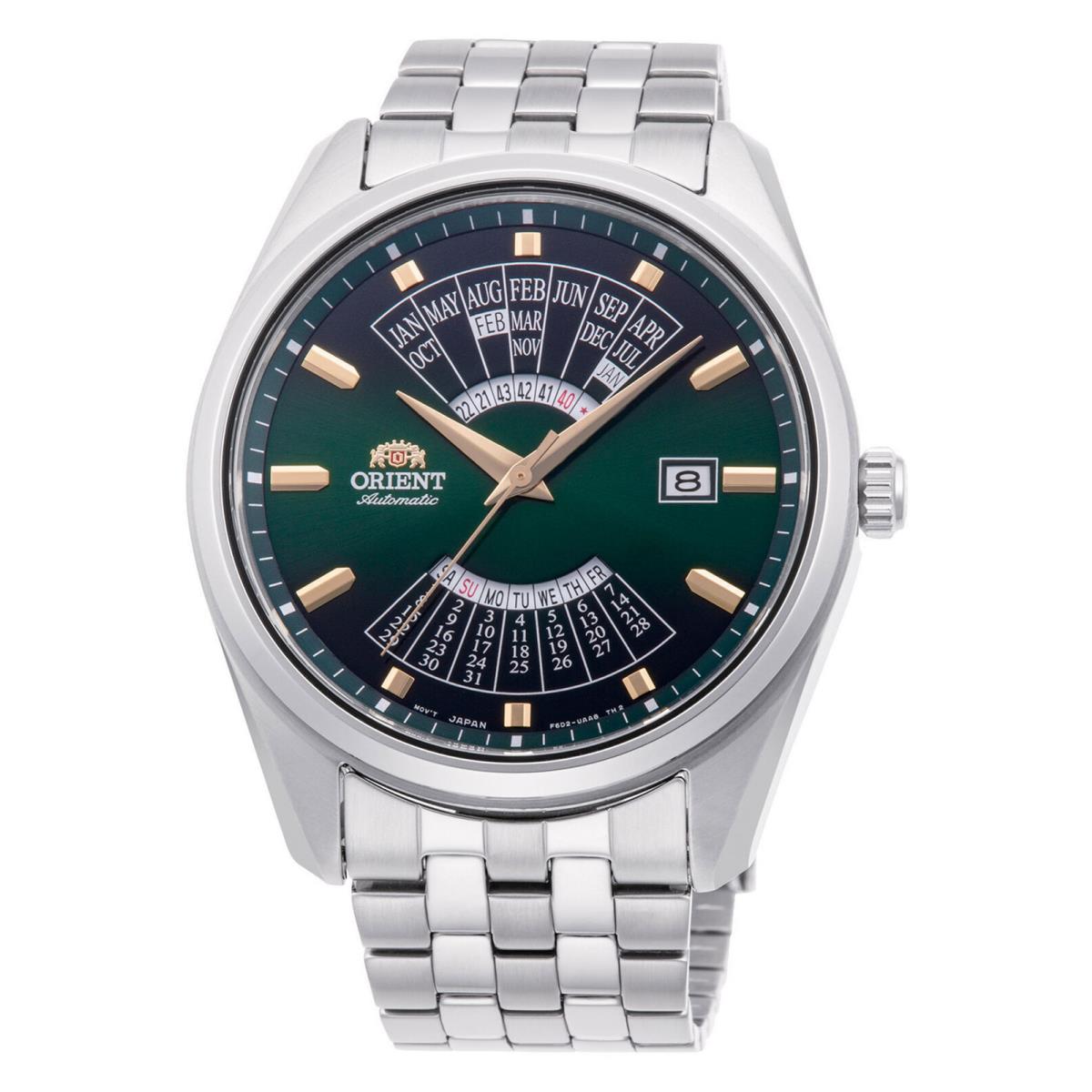 Orient Men`s Contemporary Multi Year Calendar 43mm Automatic Watch RA-BA0002E10B