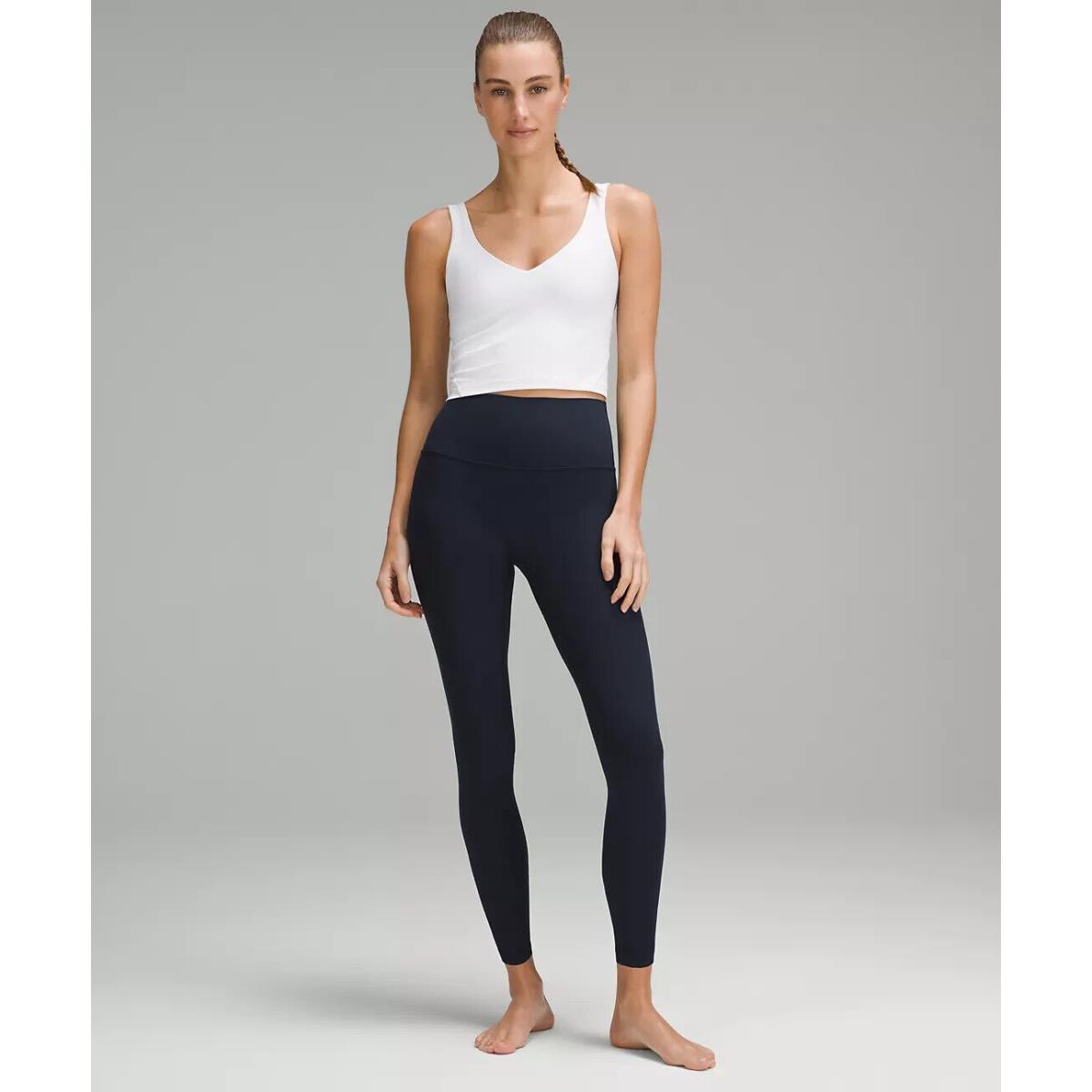 Lululemon Align Ribbed High-rise Pant 25 True Navy Size 4. LW5FJTS