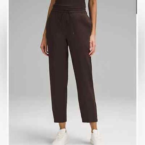 Lululemon Tapered-leg Mid-rise Pant 7/8 Length Luxtreme Brown