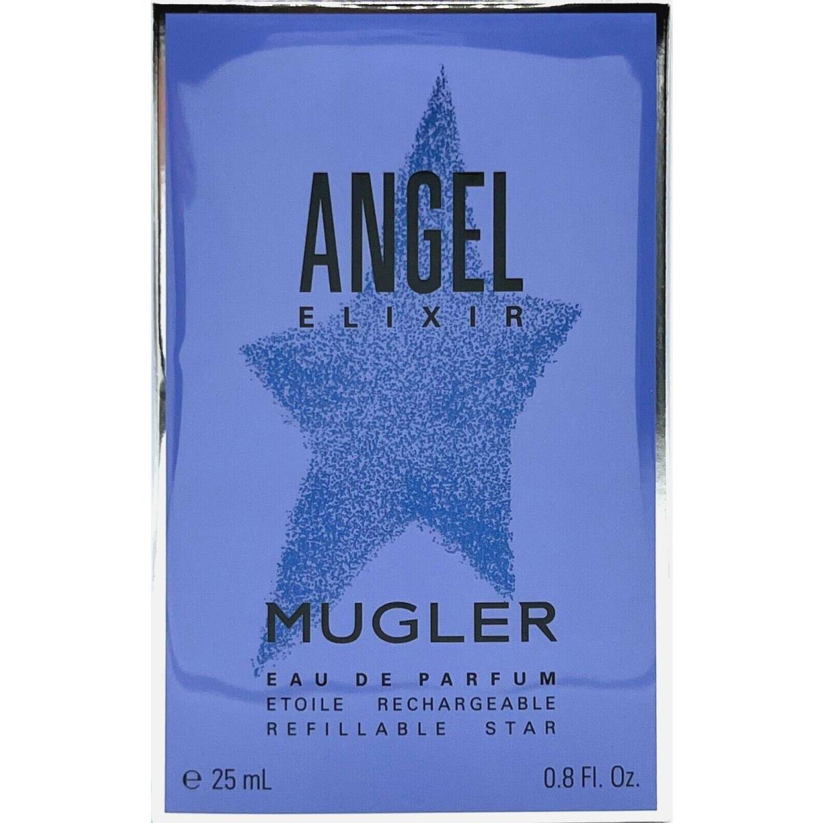 Thierry Mugler Angel Elixir Eau DE Parfum Spray For Women 0.8 Oz / 25 ml