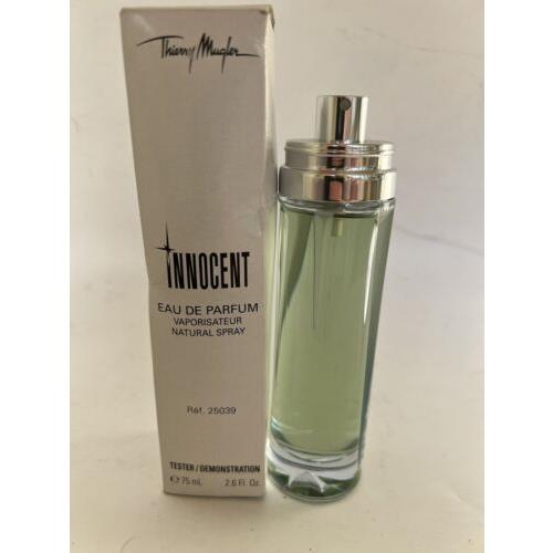 Innocent Thierry Mugler 2.6 oz .75 ml Edp Eau de Perfume Full w/ Box Tester