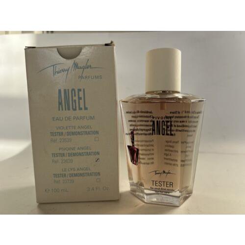 Thierry Mugler Pivoine Angel 3.4 oz 100 ml Eau de Parfum Full w/ Box Tester