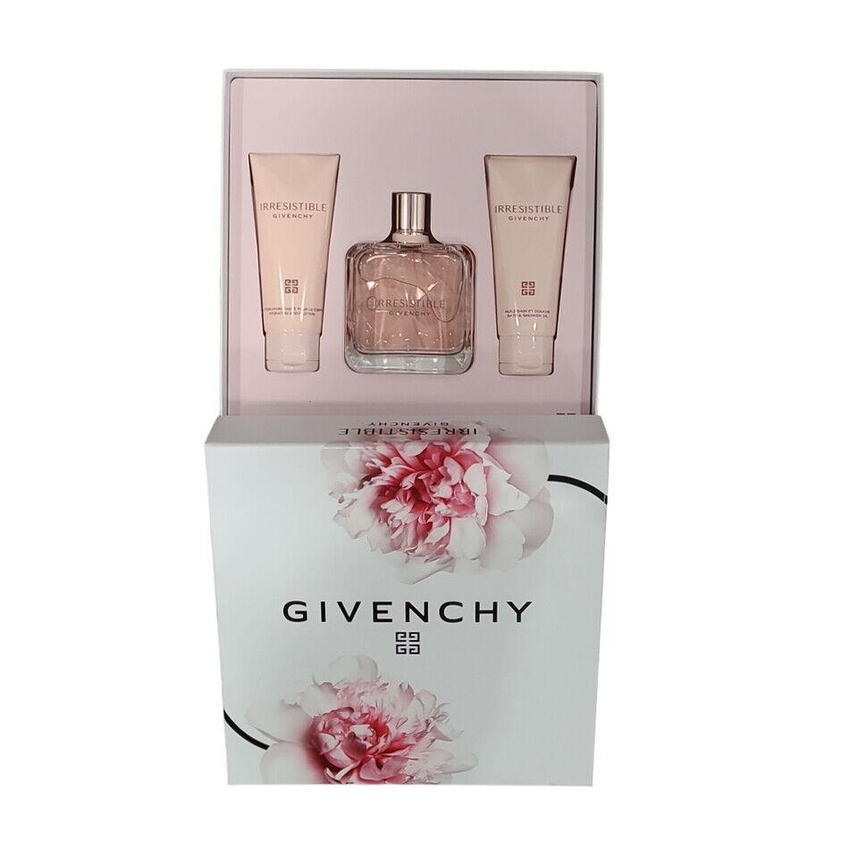 Givenchy Irresistible 3 Pcs Eau de Parfum 2.7 / Lotion 2.5 oz Shower Oil 2.5 o