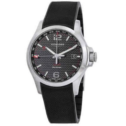 Longines Conquest Quartz Black Dial Watch L3.728.4.66.9