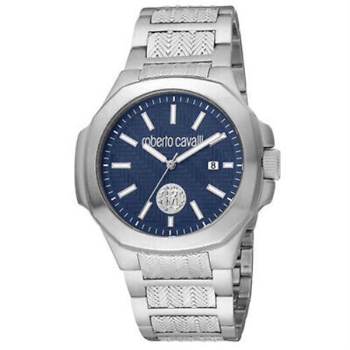 Roberto Cavalli Men`s Classic Blue Dial Watch - RC5G050M0065