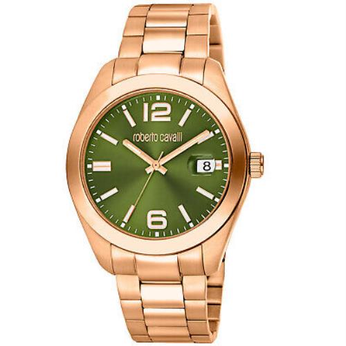Roberto Cavalli Men`s Classic Green Dial Watch - RC5G051M0065