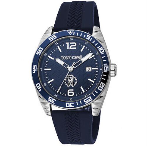 Roberto Cavalli Men`s Classic Blue Dial Watch - RC5G018P0025