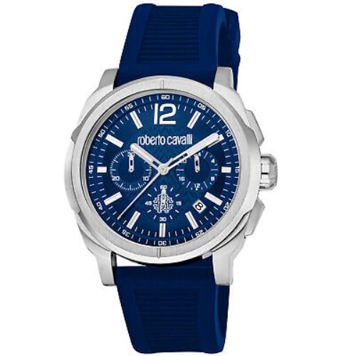Roberto Cavalli Men`s Classic Blue Dial Watch - RC5G085P0055