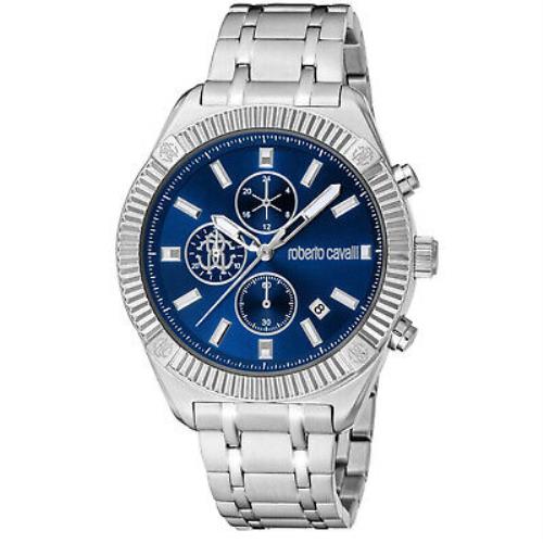 Roberto Cavalli Men`s Classic Blue Dial Watch - RC5G011M0055