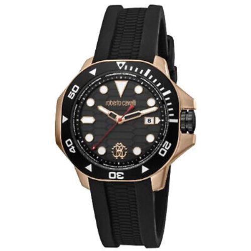 Roberto Cavalli Men`s Classic Black Dial Watch - RC5G044P0085