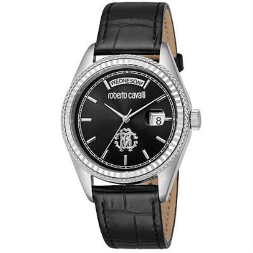 Roberto Cavalli Men`s Classic Black Dial Watch - RC5G091L0015
