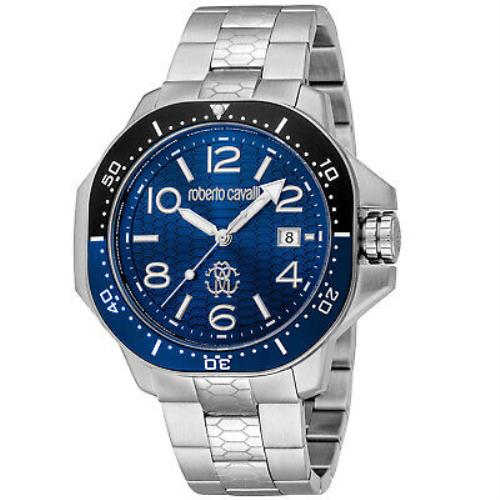 Roberto Cavalli Men`s Classic Blue Dial Watch - RC5G101M0045