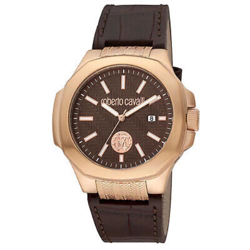 Roberto Cavalli Men`s Classic Brown Dial Watch - RC5G050L0035