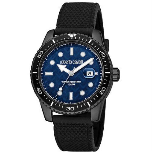 Roberto Cavalli Men`s Classic Blue Dial Watch - RC5G084P0075