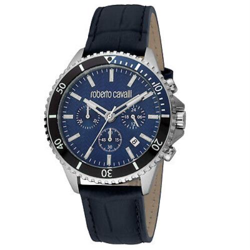 Roberto Cavalli Men`s Classic Blue Dial Watch - RC5G049L0025