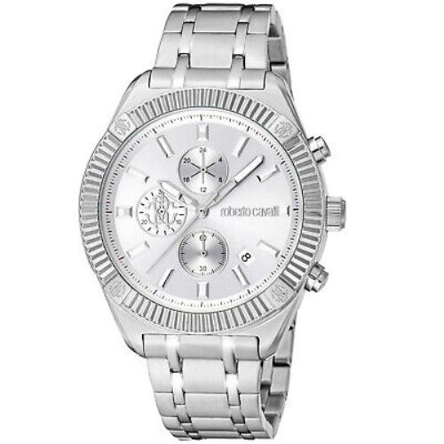 Roberto Cavalli Men`s Classic Silver Dial Watch - RC5G011M0045