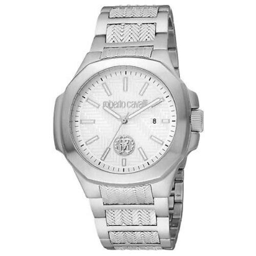 Roberto Cavalli Men`s Classic Silver Dial Watch - RC5G050M0045