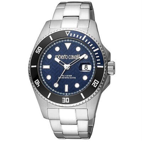 Roberto Cavalli Men`s Classic Blue Dial Watch - RC5G042M0045