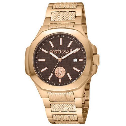 Roberto Cavalli Men`s Classic Brown Dial Watch - RC5G050M0075
