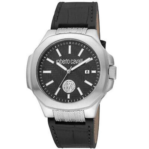 Roberto Cavalli Men`s Classic Black Dial Watch - RC5G050L0025