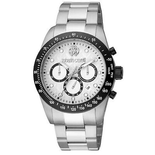 Roberto Cavalli Men`s Classic Silver Dial Watch - RC5G046M0055