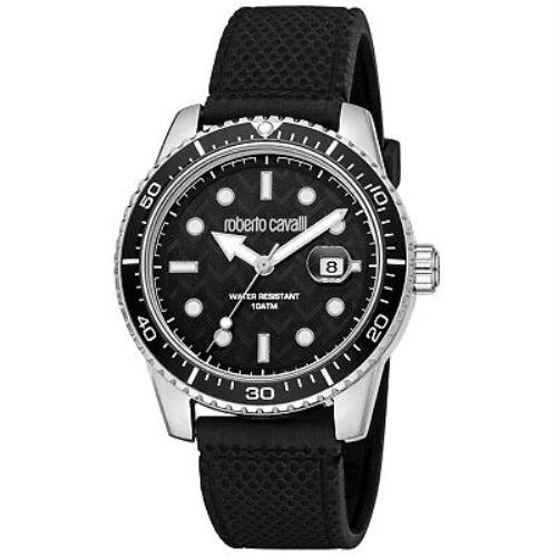 Roberto Cavalli Men`s Classic Silver Dial Watch - RC5G084P0065