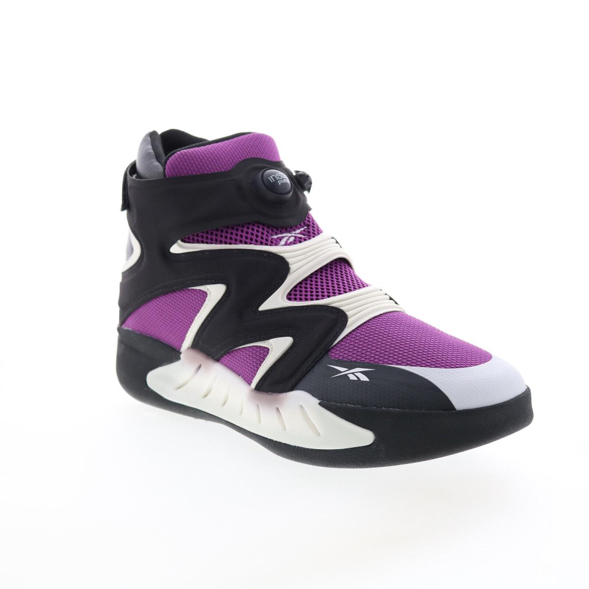 Reebok Instapump Fury Zone Mens Purple Canvas Lifestyle Sneakers Shoes - Purple