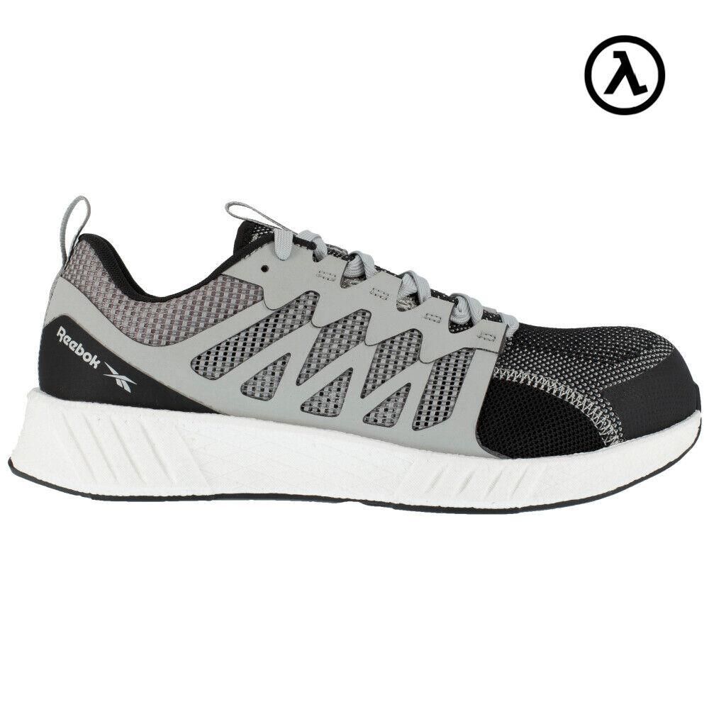 Reebok Fusion Flexweave™ Work Fusion Flexweave Work Men`s Athletic Shoe Grey/white Boots RB4312 - Grey and White