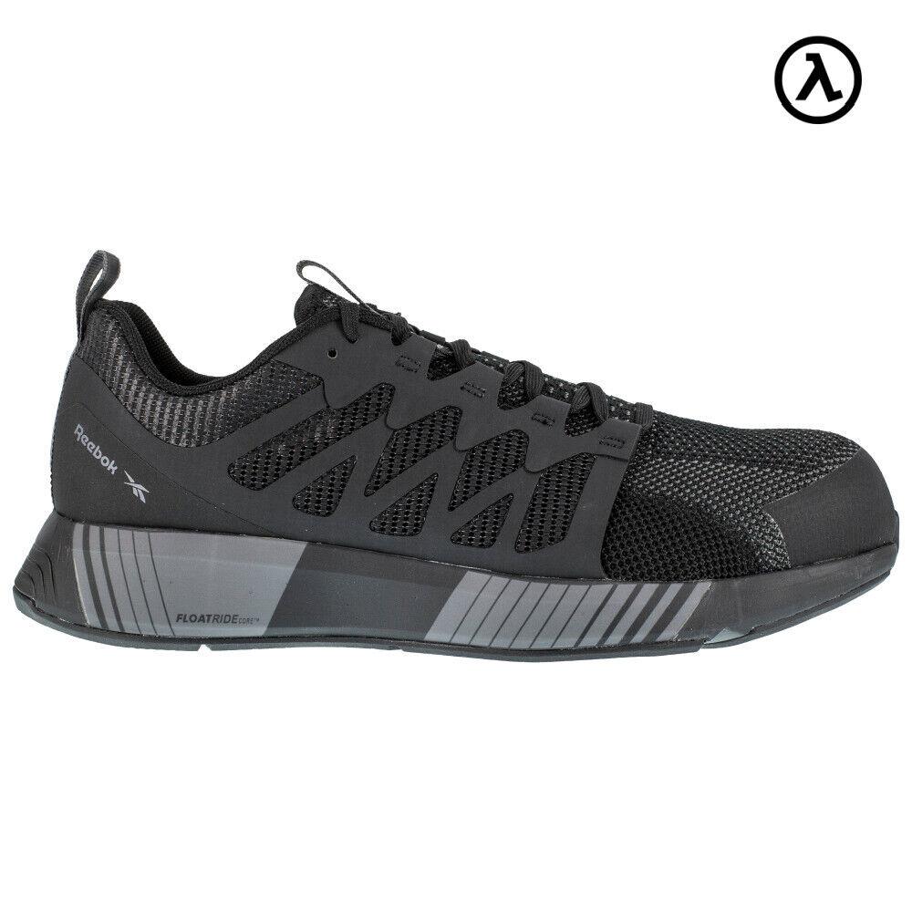 Reebok Fusion Flexweave™ Work Fusion Flexweave Work Men`s Athletic Shoe Black/grey Boots RB4310 8.5