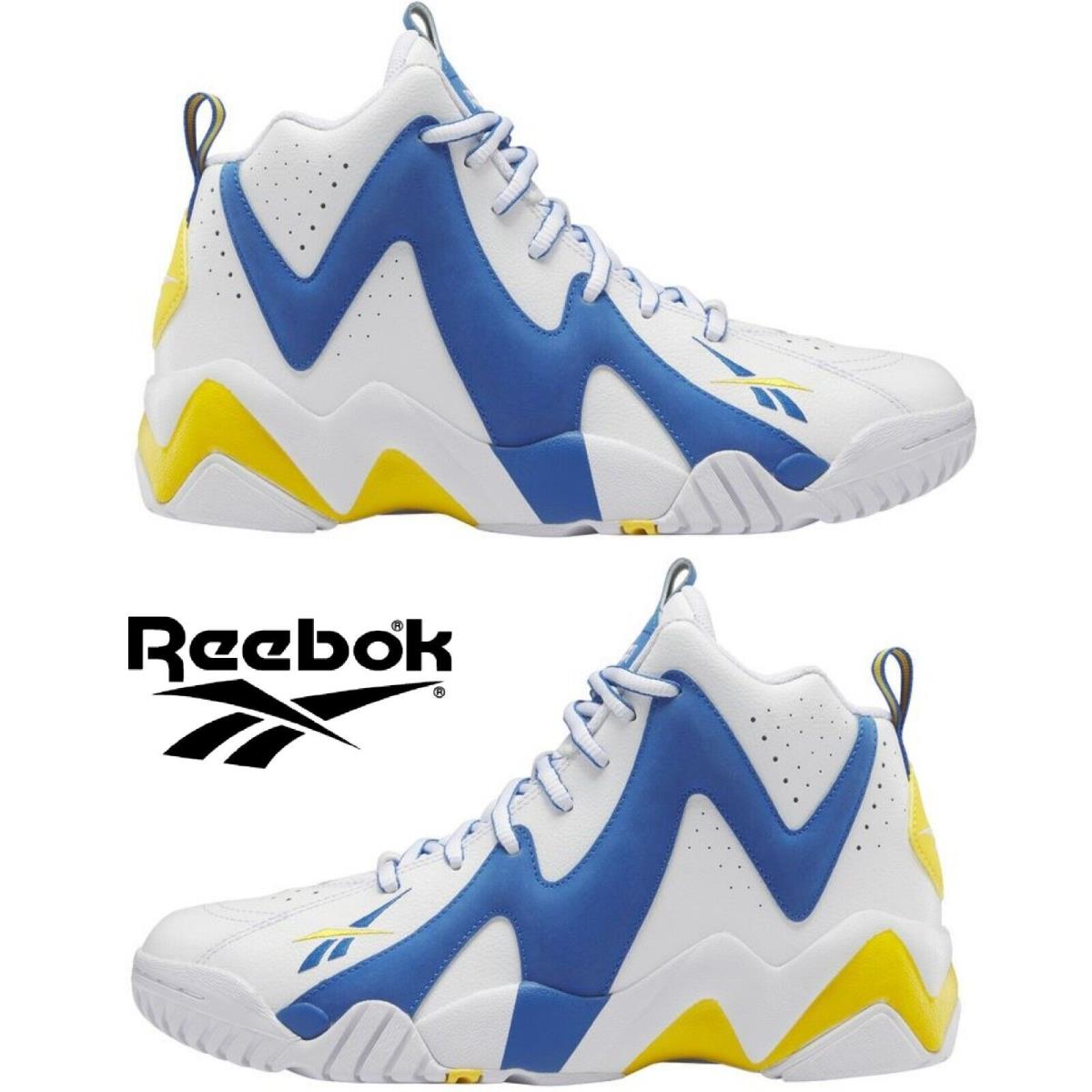 Reebok Hurrikaze II Basketball Shoes Men`s Sneakers Running Casual Sport White