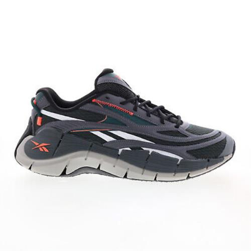 Reebok Zig Kinetica 2.5 GZ1447 Mens Gray Synthetic Athletic Running Shoes - Gray