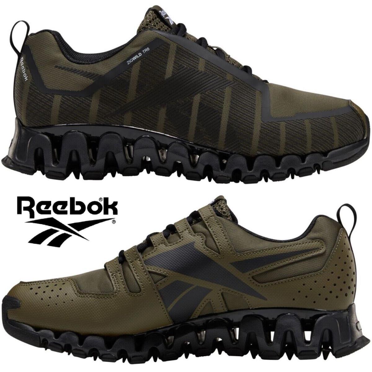 Reebok Zigwild Trail 6 Running Shoes Men`s Sneakers Lightweight Hiking SZ 10
