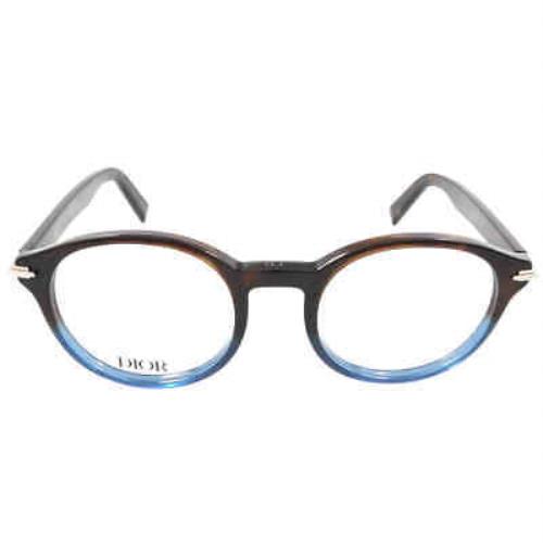 Dior Demo Phantos Men`s Eyeglasses Diorblacksuito RI 2800 49 Diorblacksuito RI