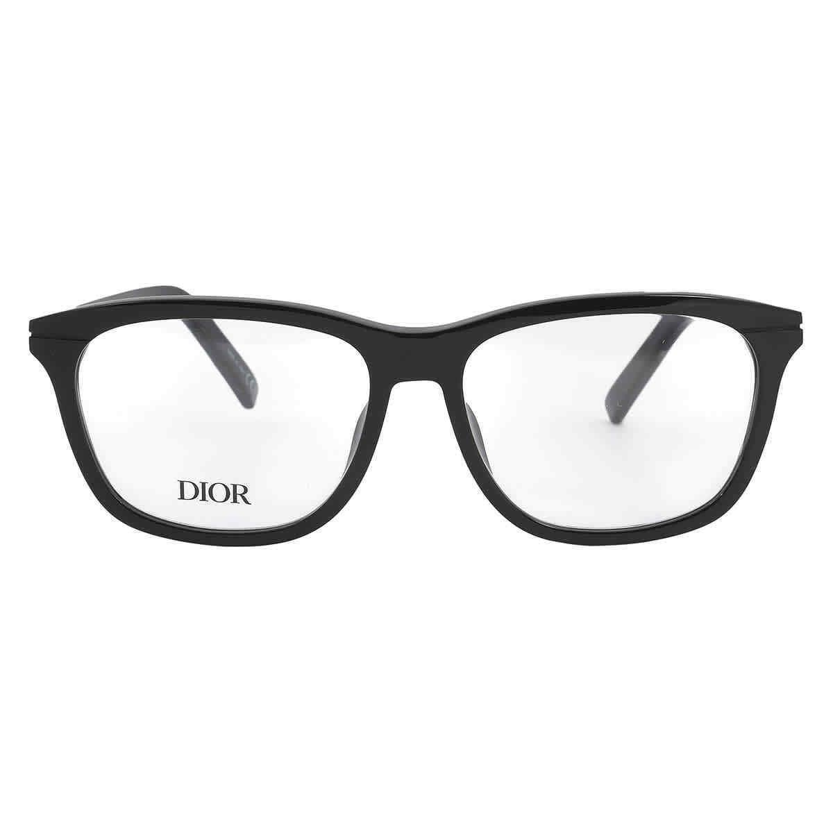 Dior Demo Square Men`s Eyeglasses DM50005I 001 57 DM50005I 001 57