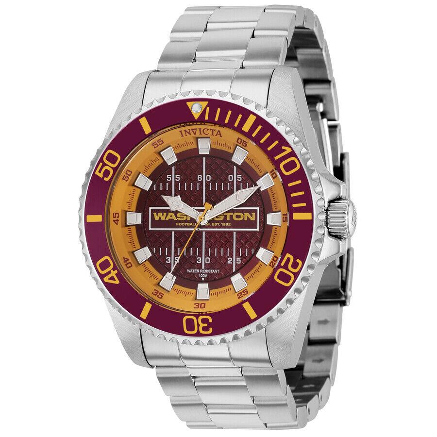 Invicta Nfl Washington Football Team Quartz Men`s Watch 36943