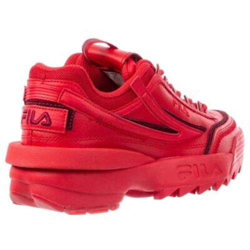 Fila Womens Disruptor Ii Sneaker 0 Fila Red/rio Red/fila Red