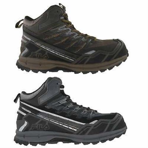 Fila Men`s Hail Storm 3 Mid CT Composite Toe Work Trail Sneaker Boots