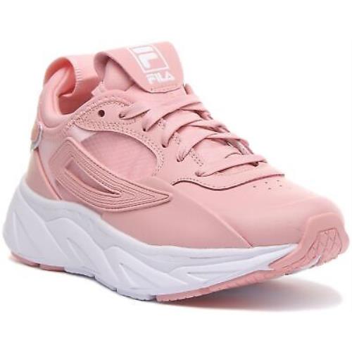 Fila Amore Womens Lace Up Chunky Sole Sneakers In Pink Size US 5 - 11