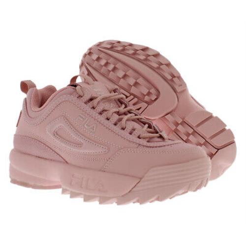 Fila Disruptor II Patent Flag Womens Shoes - Main: Pink