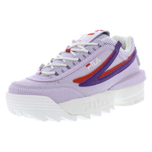 Fila Disruptor II Exp Womens Shoes Size 8.5 Color: Purple/white/red