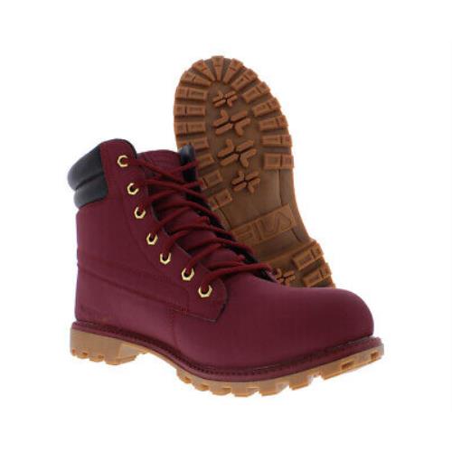 Fila Watersedge 17 Boot Mens Shoes Size 10.5 Color: Red/black/gum